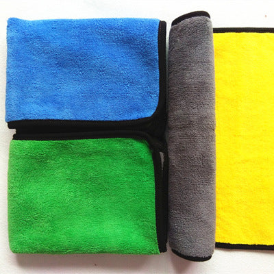 Double-Sided Coral Fleece Car Wash Towel