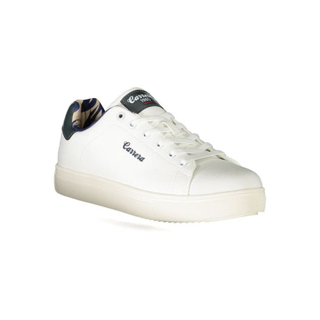 Carrera White Polyester Sneaker