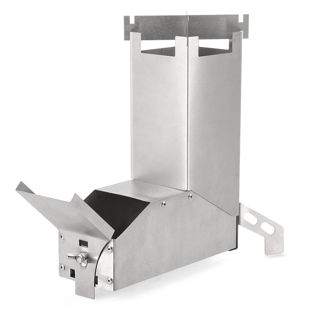 Stainless Steel Folding BBQ Grill for Camping and Firewood