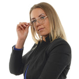 Maje Silver Stainless Steel Glasses (Frames)