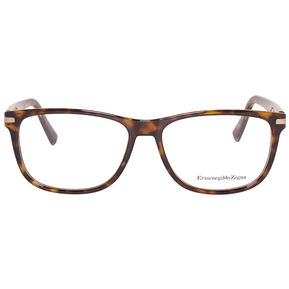 Ermenegildo Zegna Brown Men Optical Frames