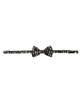 Dolce & Gabbana Black Silk Cocktail Adjustable Neck Men Bow Tie