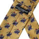 Dolce & Gabbana Yellow Ship Print 100% Silk Adjustable Men Tie