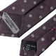 Dolce & Gabbana Purple 100% Silk Polka Dot Adjustable Men Tie