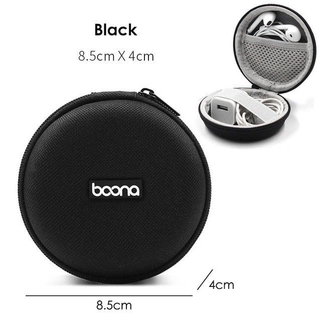 Portable Multifunctional Earphone and Cable Storage Bag