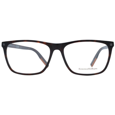 Ermenegildo Zegna Brown Plastic Glasses (Frames)