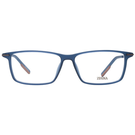 Ermenegildo Zegna Blue Plastic Glasses (Frames)
