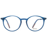Ermenegildo Zegna Blue Plastic & Titanium Glasses (Frames)