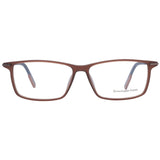 Ermenegildo Zegna Brown Plastic Glasses (Frames)
