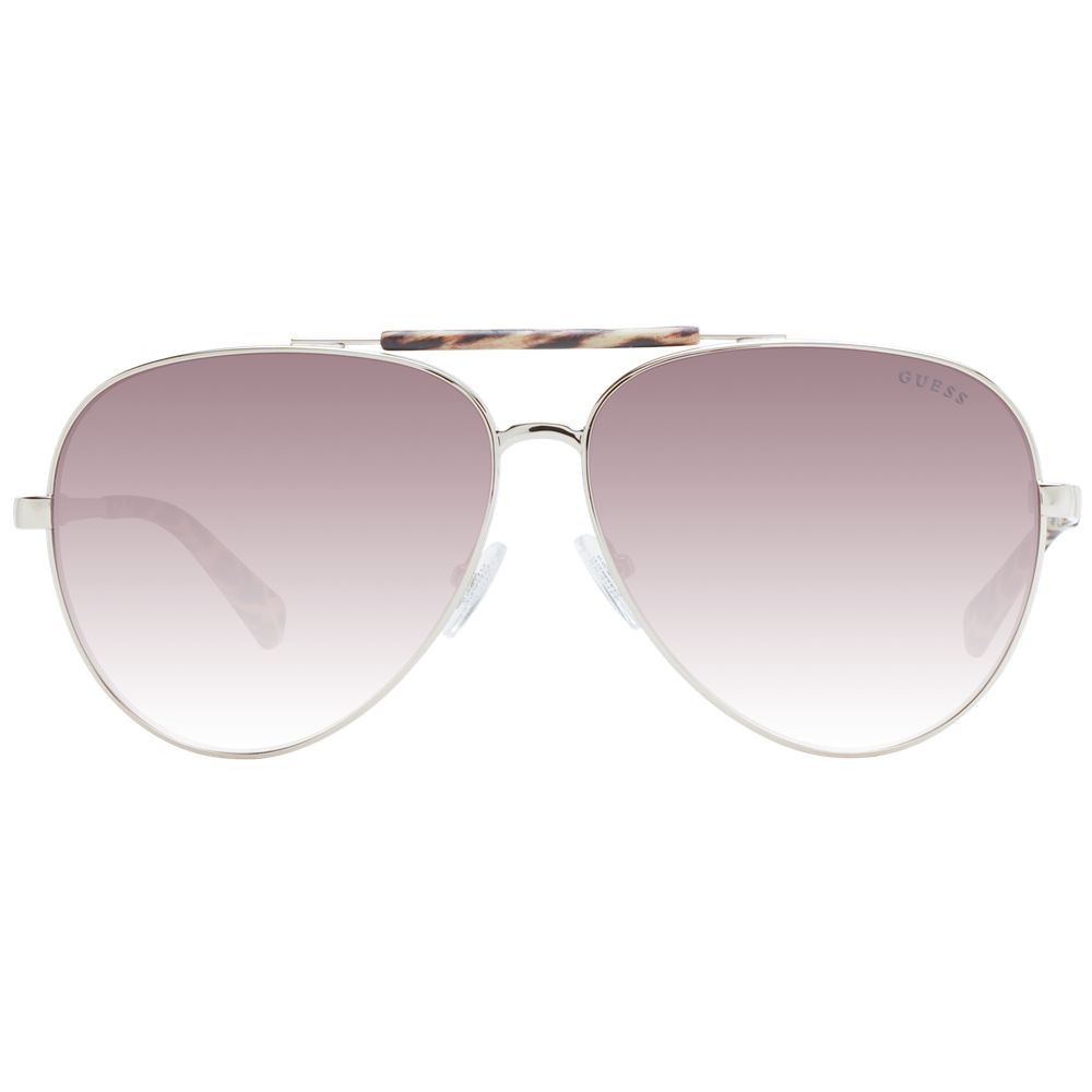 Guess Brown Metal Sunglasses