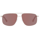 BMW Rose Gold Metal Sunglasses