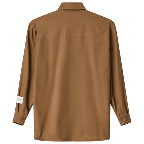 Hinnominate Brown Polyester Shirt