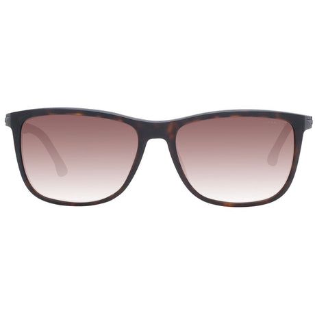 Police Brown Acetate & Plastic Sunglasses