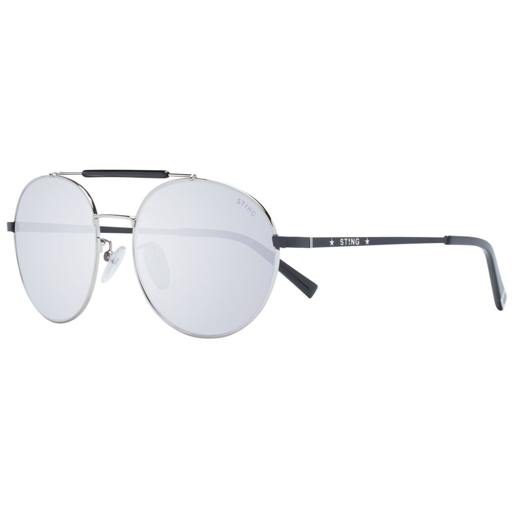 Sting Gray Metal Sunglasses