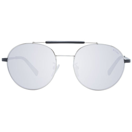 Sting Gray Metal Sunglasses