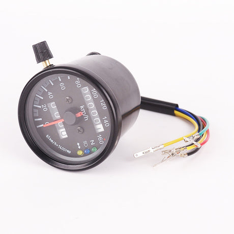 Black Motorcycle Odometer Upgrade