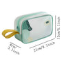 Cartoon PU Leather Travel Cosmetic Organizer Bag for Women