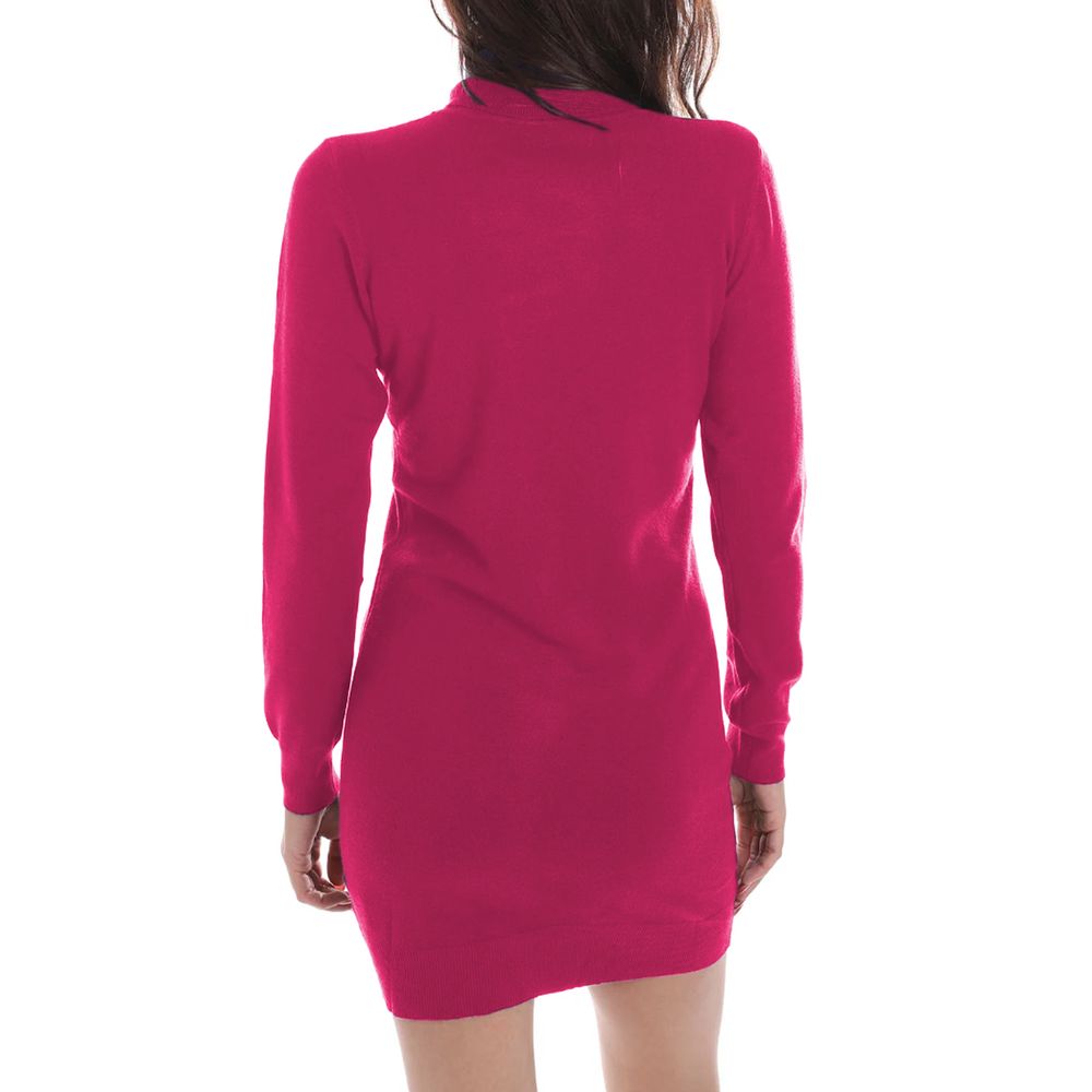 Yes Zee Fuchsia Viscose Dress