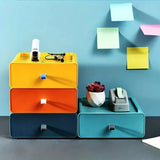 Stackable Plastic Desktop Storage Box for Home Office
