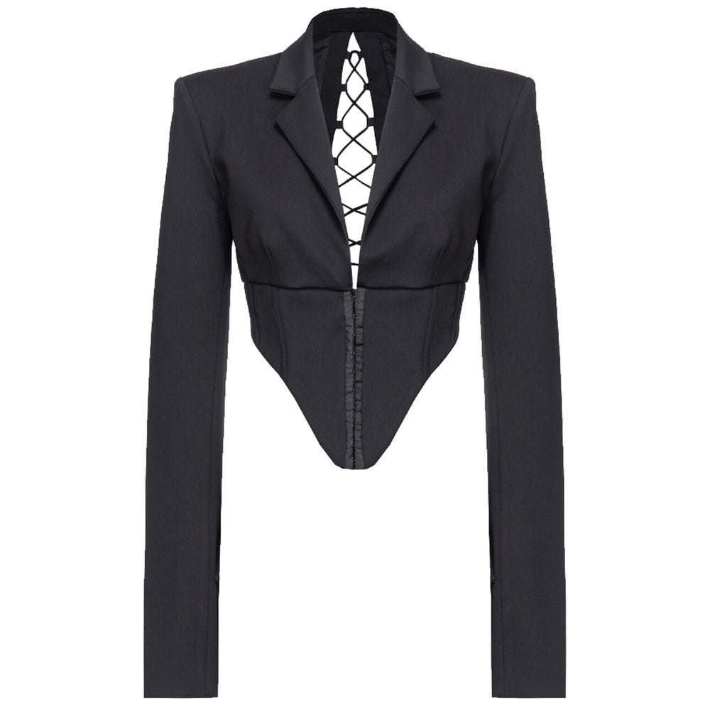 PINKO Black Viscose Suits & Blazer