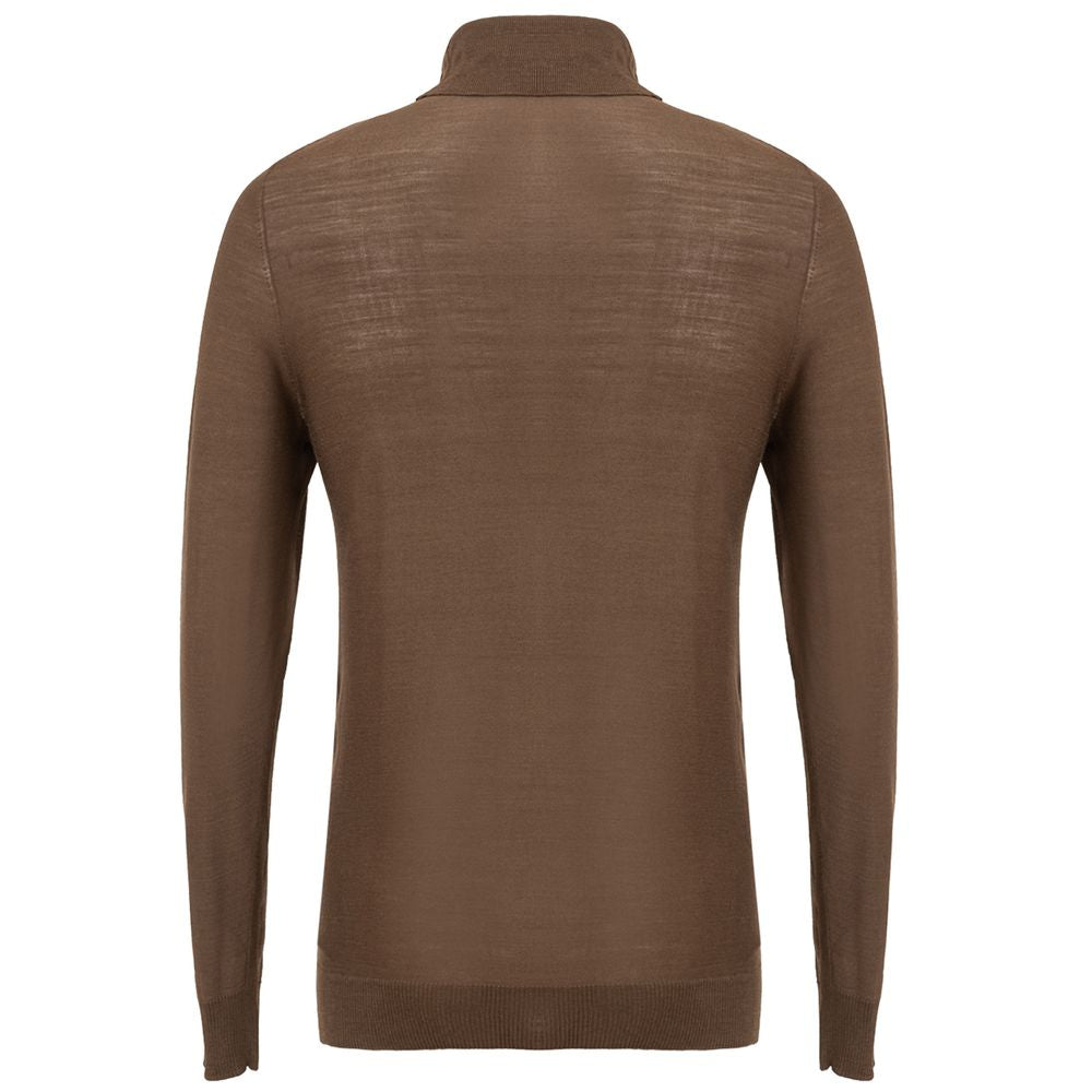 Brioni Brown Cashmere Sweater