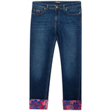 Versace Jeans Blue Cotton Jeans & Pant