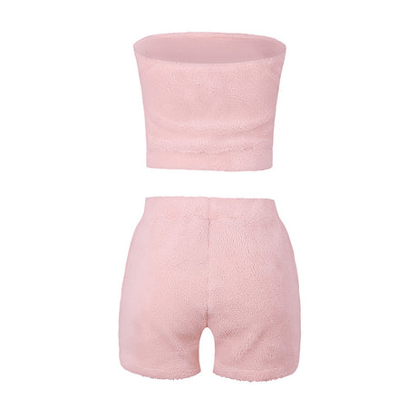 Summer Women's Casual Plush Two-Piece Set OM9353