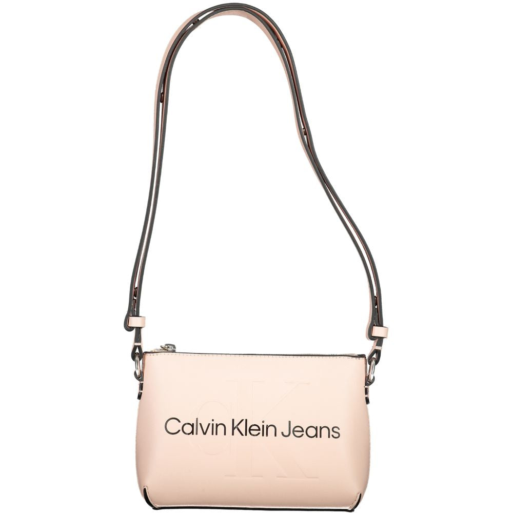 Calvin Klein Pink Polyethylene Handbag