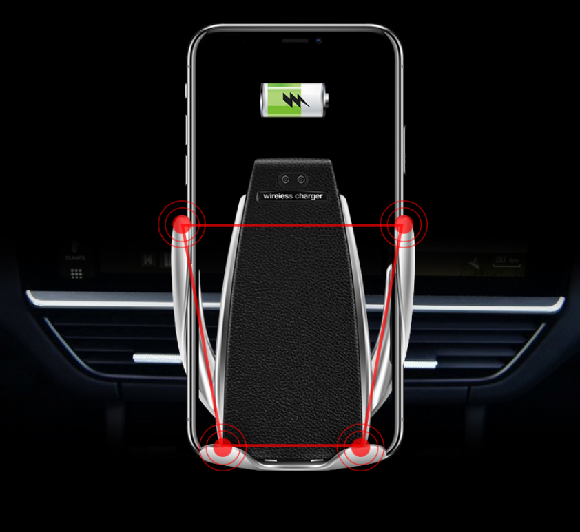 Magic Clamp S5 Wireless Car Charger & Phone Holder