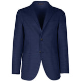 Made in Italy Blue Wool Vergine Blazer