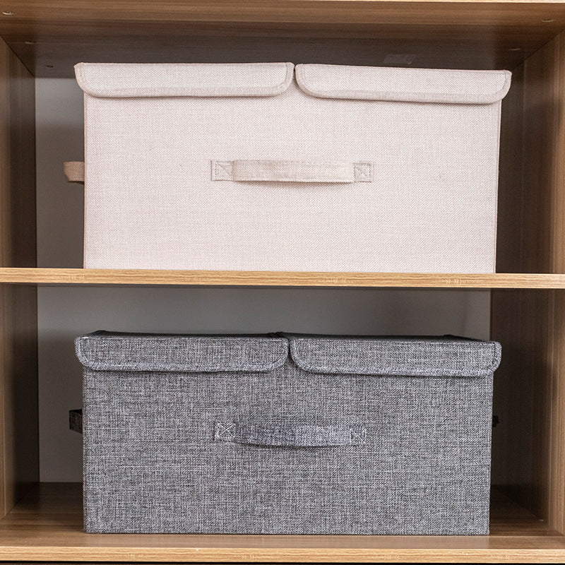 Fabric Storage Box for Clothes - Dorm Room Organizer