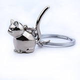 3D Cat Metal Keychain - Bag Accessory Gift