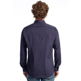 Baldinini Trend Blue Cotton Men Shirt