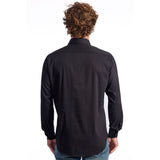 Baldinini Trend Black Cotton Men Shirt