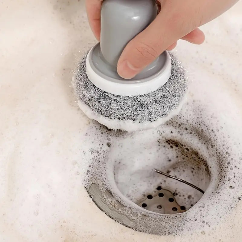 Multifunctional Reusable Kitchen Cleaning Brush (Grey)