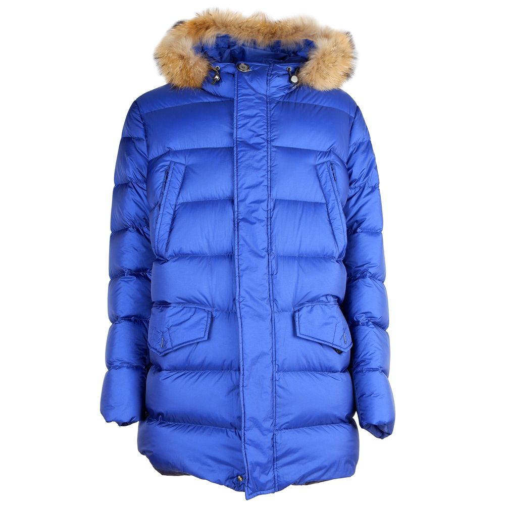 Add Blue Nylon Jacket