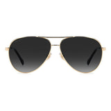 Jimmy Choo Gold Metal Sunglasses