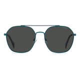 Polaroid Blue Stainless Steel Sunglasses