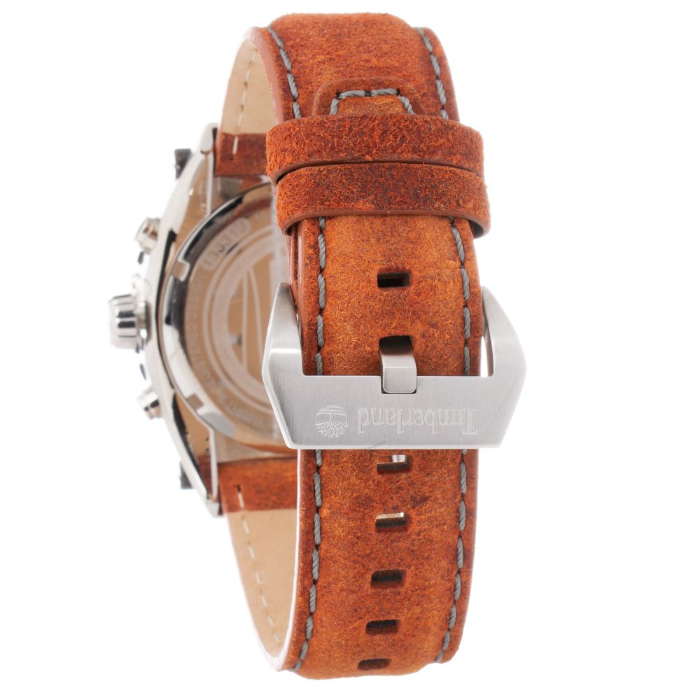 Timberland Brown Leather Sport Watch