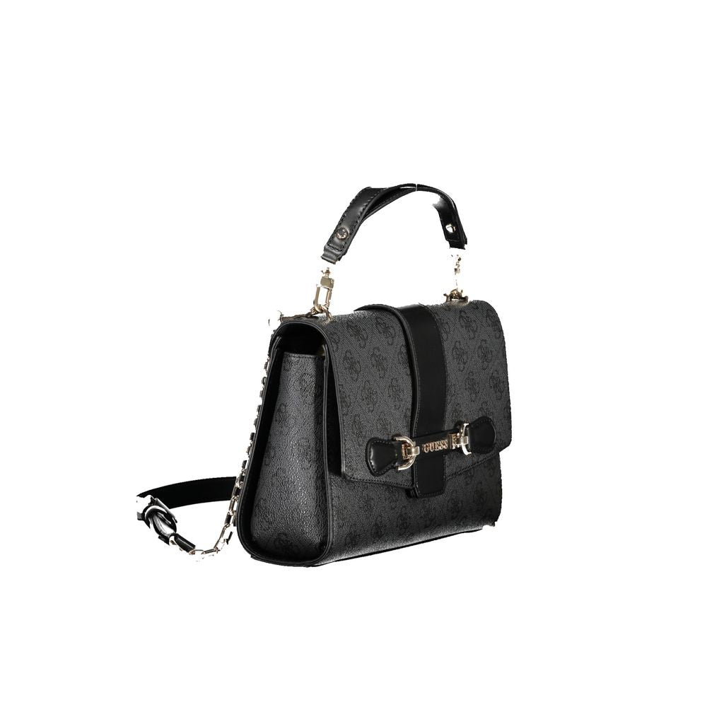 Guess Jeans Black Polyethylene Handbag