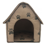 Pet Bed with Paw Print Design for Dogs and Accessories