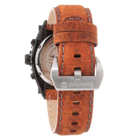 Timberland Brown Leather Dress Watch
