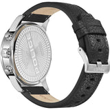 Police Black Leather Bracelet Watch