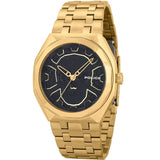 Police Gold Stainless Steel Dress Watch