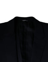 Dolce & Gabbana Dark Blue Formal Tuxedo 2 Piece Suit