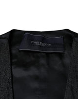 Dolce & Gabbana Black Wool Sleeveless Dress Waistcoat Vest