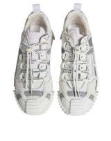 Dolce & Gabbana White Lace Up Low Top NS1 Sneakers Shoes