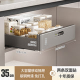 Pull-Out Storage Rack for Kitchen Drawer Organizer