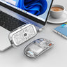 2.4G Wireless Mouse with Transparent Shell and 2400DPI