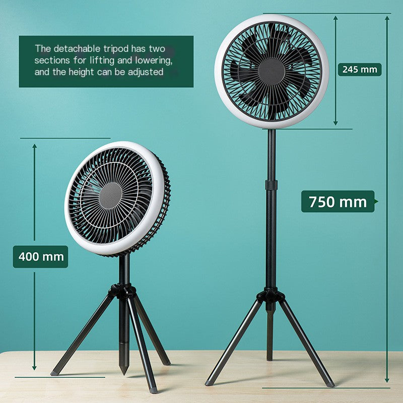 Portable USB Rechargeable Camping Tent Fan & Light